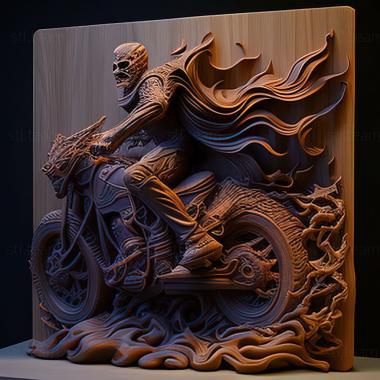 3D model st ghost rider (STL)